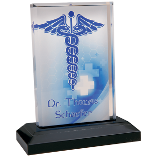 5" x 6" Sublimatable Rectangle Beveled Impress Acrylic