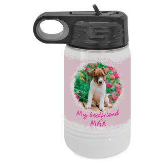 12 oz. White Sublimatable Polar Camel Water Bottle