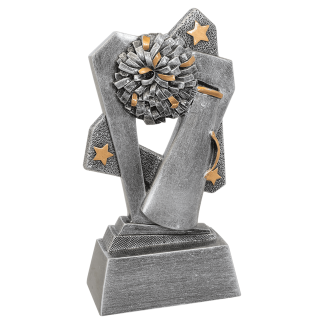 6 1/2" Cheer Triumph Resin
