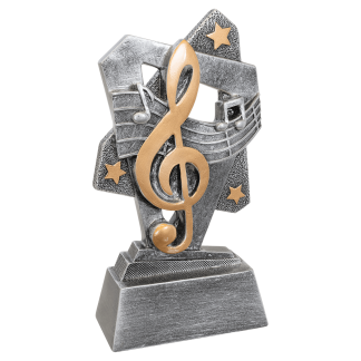 6 1/2" Music Triumph Resin