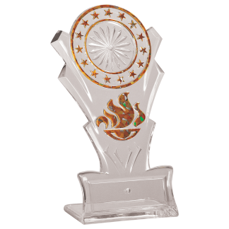 8" Gold Star Torch Stand
