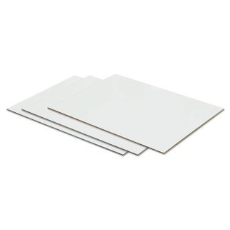 15.5" x 18.5" Gloss White Unisub Sublimatable MDF Sheet Stock