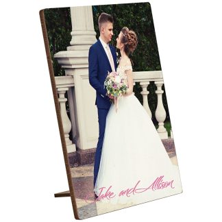 5" x 7" White Textured MDF Kickstand Photo Panel