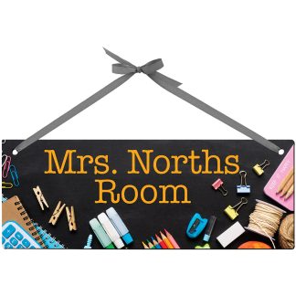 5.7" x 15.5" Sublimatable Rectangle Hardboard Wall Decor with Ribbon