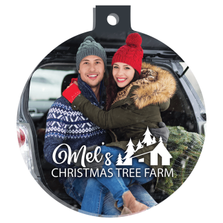 3" x 3.37 Acrylic White Unisub Acrylic Christmas Bulb Ornament, 1-Sided (Ribbon/Hanger is Not Included)