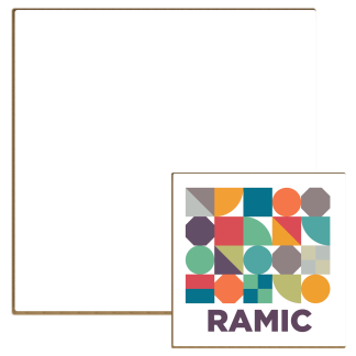 4.25" x 4.25" Gloss White Unisub Square Sublimatable Tile