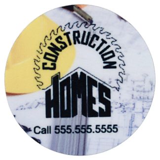1" Gloss White Sublimatable Unisub Aluminum Disc