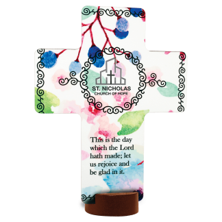 5.25" x 6.875" Unisub Sublimatable Cross Streamline Award
