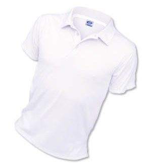 X-Small White Performance Short Sleeve Polo