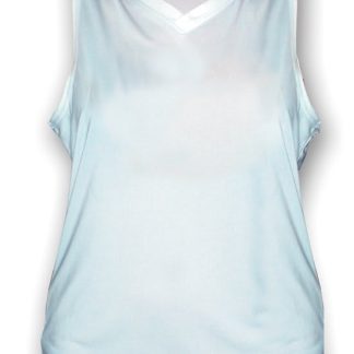 X-Small White Performance Micro-Fiber Ladies Singlet Shirt