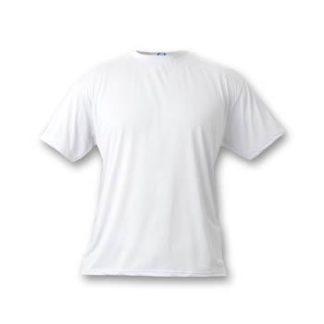 Youth Small White Short Sleeve Basic T-Shirt