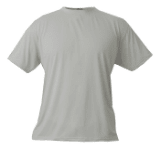 Small Athletic Grey Solar Performance Micro-Fiber Short Sleeve T-Shirt