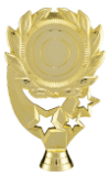 Gold Sport Wreath Trophy with Custom 2" Photo Insert