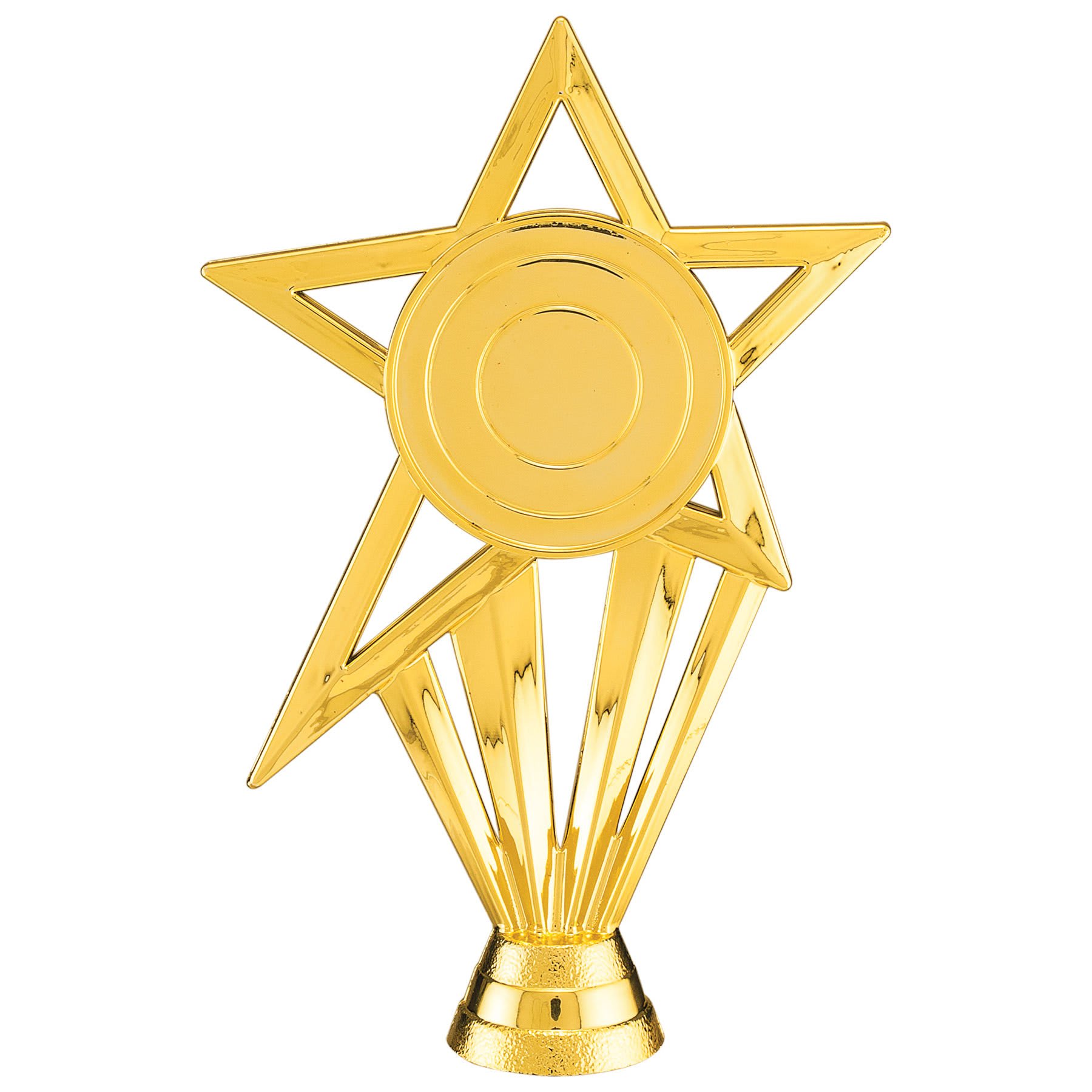 6 1/2" Shooting Star Trophy with Custom 2" Photo Insert