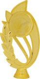 6 1/2" Rising Wreath (PH74) Trophy with Custom 2" Photo Insert