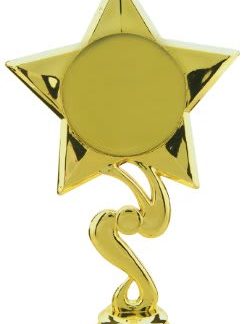 6 1/4" Star Trophy with Custom 2" Photo Insert
