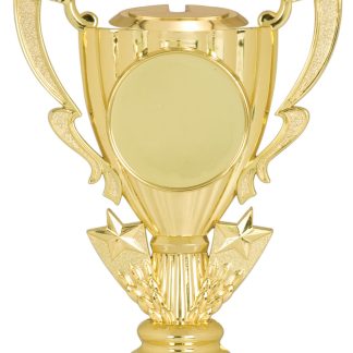 6" Cup Riser Trophy with Custom 2" Photo Insert