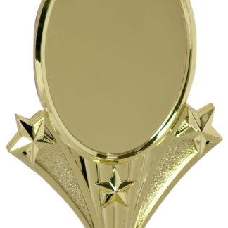 Gold Vertical 2" x Trophy with Custom 2" Photo Insert