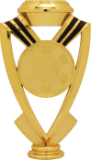6" Shield Riser Trophy with Custom 2" Photo Insert