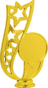 4-Star Ribbon Trophy with Custom 2" Photo Insert