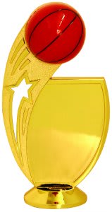 Basketball Sublimatable Trophy with Custom 2" Photo Insert